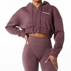 Classic Capital Full-Zip Crop Jacket - Autumn